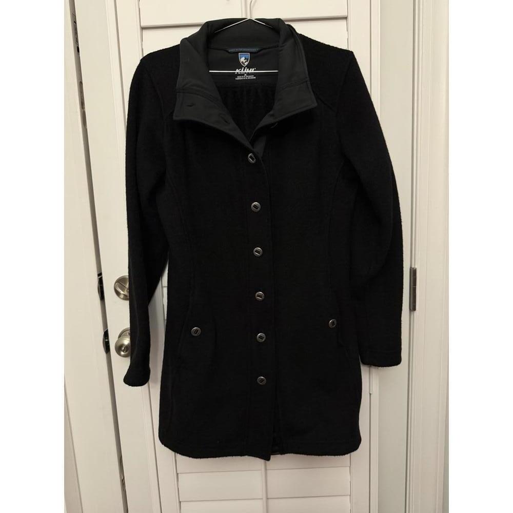 Kuhl Savina women's sweater jacket made from an Alfpaca blend fleece - Picture 1 of 8